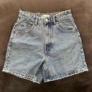 Zara Denim Mom Shorts